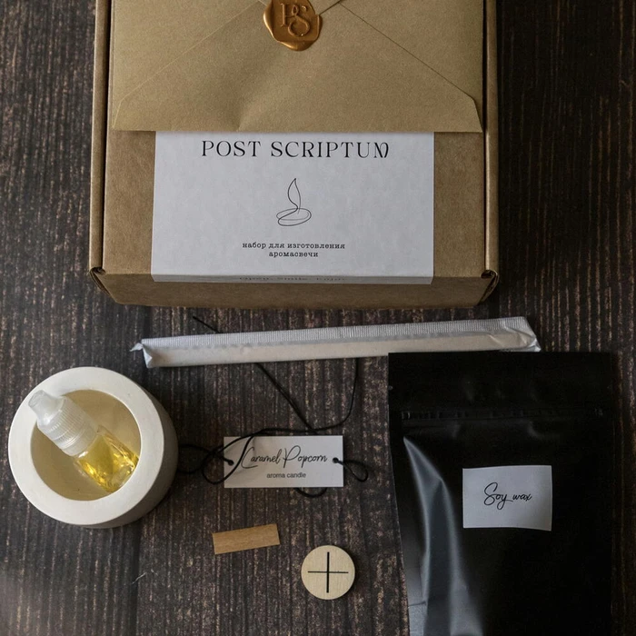 Набор для создания свечи «Карамельный попкорн» | Provans